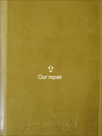 Repaired Plaster Finish